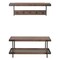 Alaterre Furniture Kyra 42"L Oak and Metal Coat Hook with Shelf and Bench Set ANKY0324RBG - alternate 1